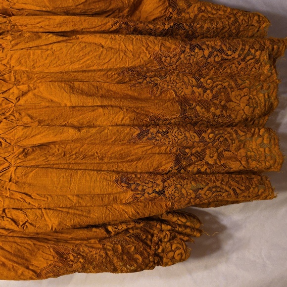 Anthropologie Terracotta Blouse with Button Accents Womens Size XS (Katie #20) - Picture 5 of 8